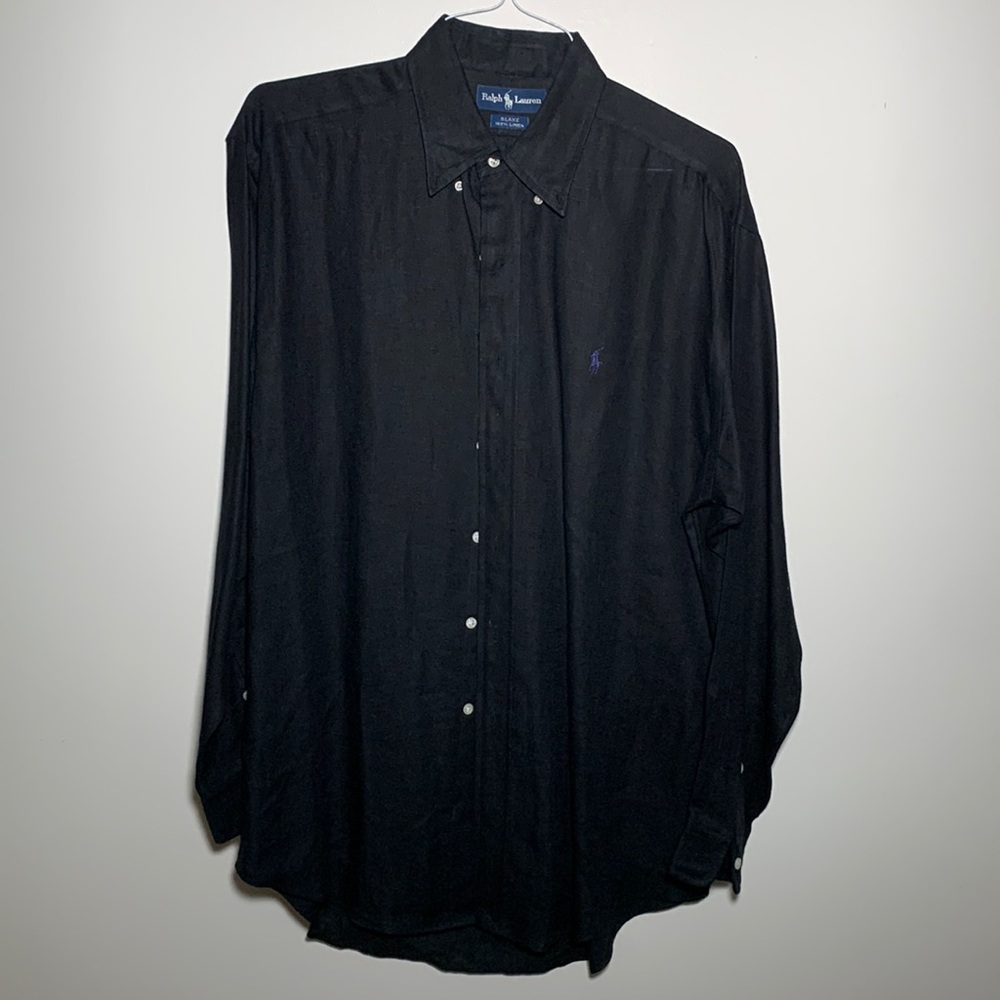 Men’s button down long sleeve Ralph Lauren 100% Lennon